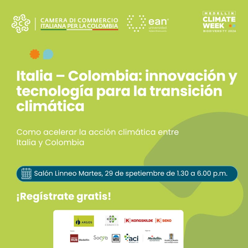 Cover Image for Italia - Colombia: innovación y tecnología para la transición climática