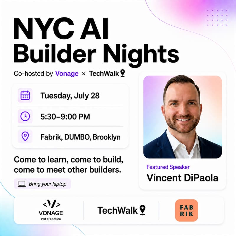 Cover Image for NYC AI Builder Nights: Build Your First Agent Loop
