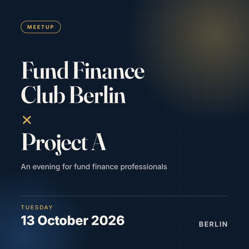 Cover Image for Fund Finance Club: October Meetup