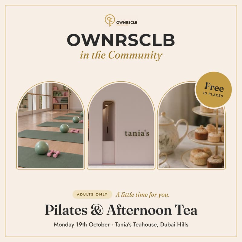 Cover Image for OWNRSCLB in the Community: Pilates & Afternoon Tea
