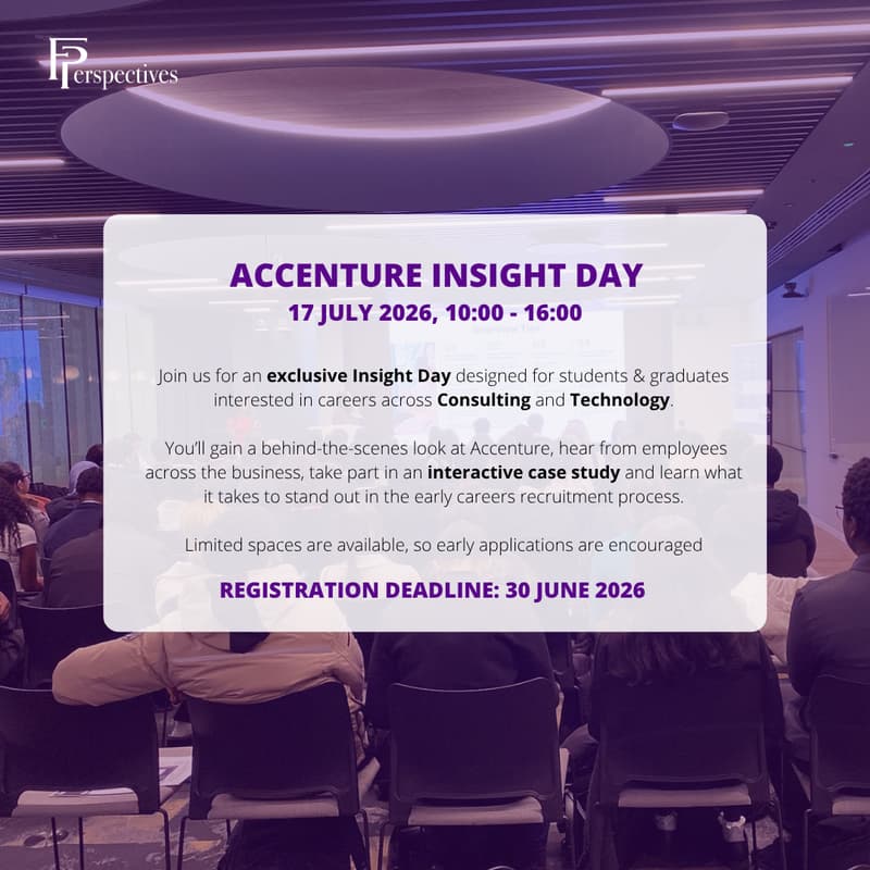 Cover Image for Accenture Insight Day