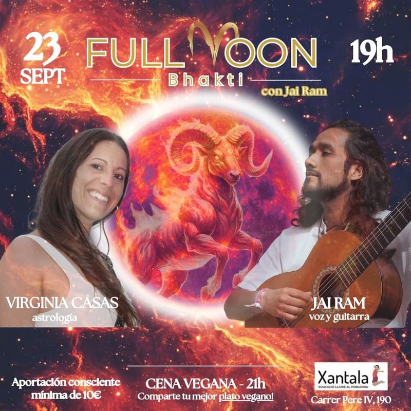 Cover Image for FULL MOON BHAKTI 🌕✨🕉️❤️ en Aries♈