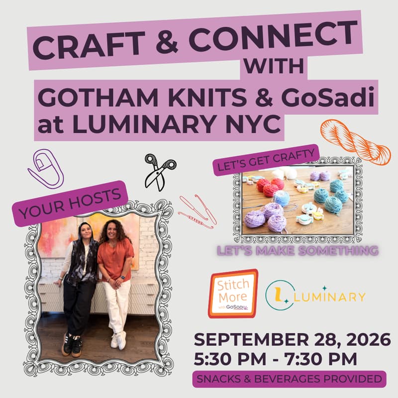 Cover Image for Craft & Connect Stitch Night at Luminary