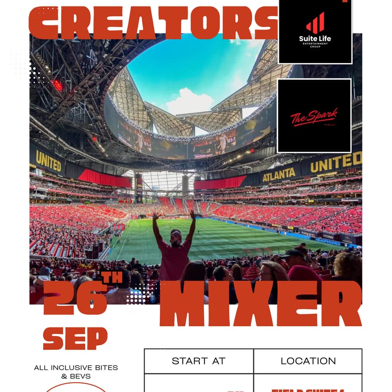 Cover Image for Suite Life x The Spark: Creator's Mixer