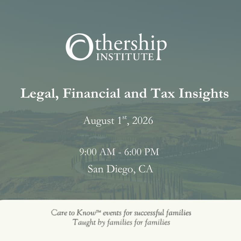 Cover Image for Legal, Financial, and Tax Insights