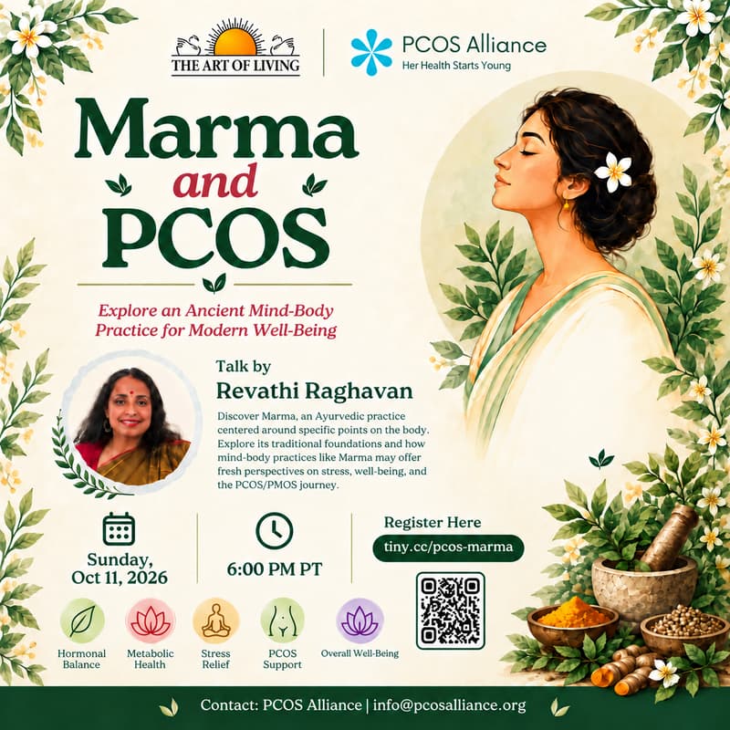 Cover Image for Marma & PCOS/PMOS: Ancient Mind-Body Wisdom for Modern Well-Being