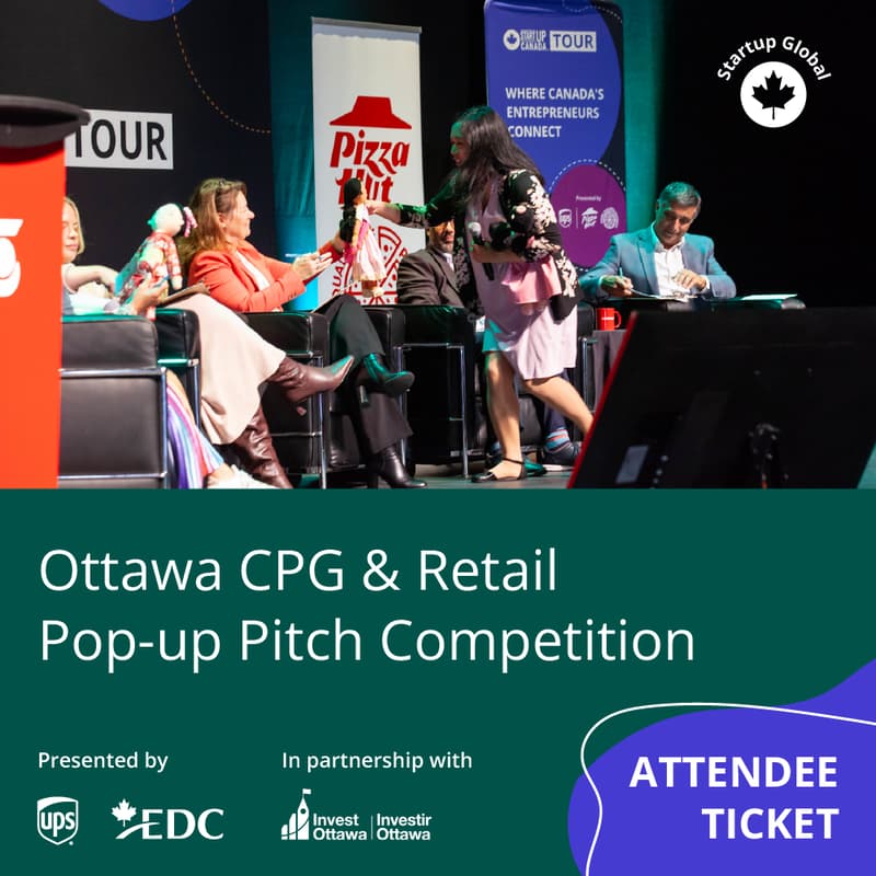 Cover Image for Pop-up Pitch - Ottawa ATTENDEE TICKET | Startup Global