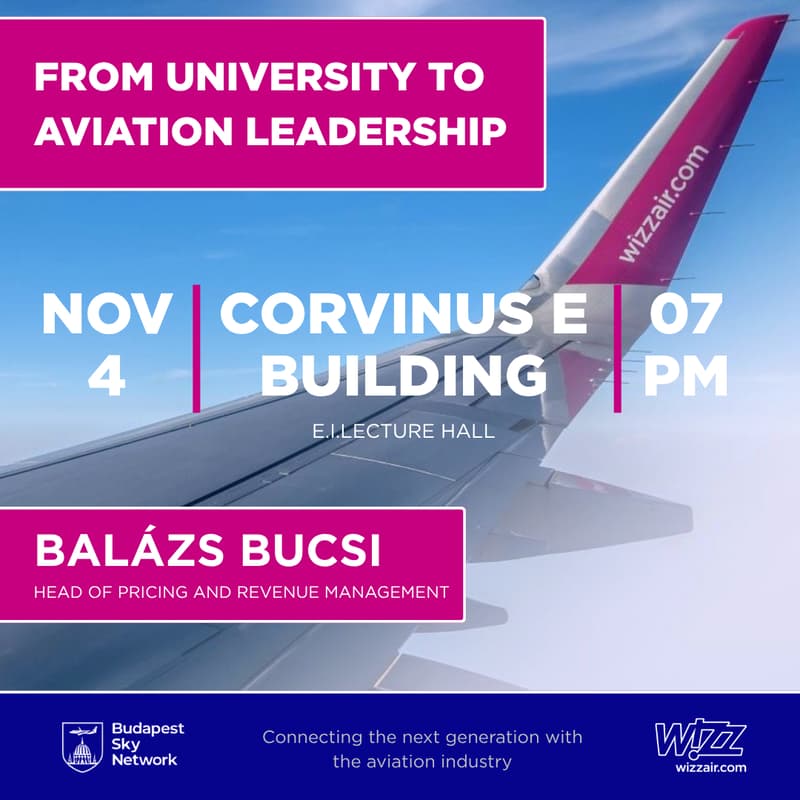 Cover Image for Wizz Air x Budapest Sky Network - Open Lecture