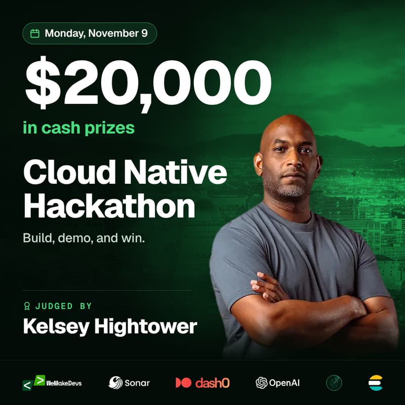 Cover Image for Win $20K at the Cloud Native Hackathon with Kelsey Hightower