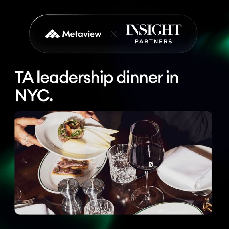 Cover Image for Invite-only TA leaders dinner.