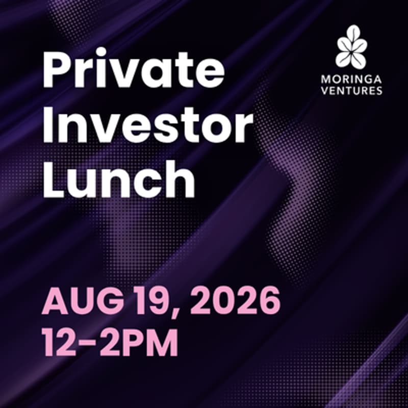 Cover Image for Private Investor Lunch hosted by Moringa Ventures