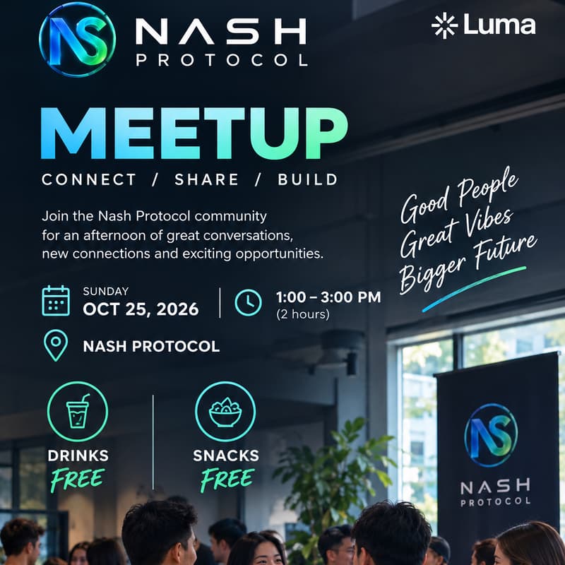 Cover Image for Nash Protocol Crypto Meetup