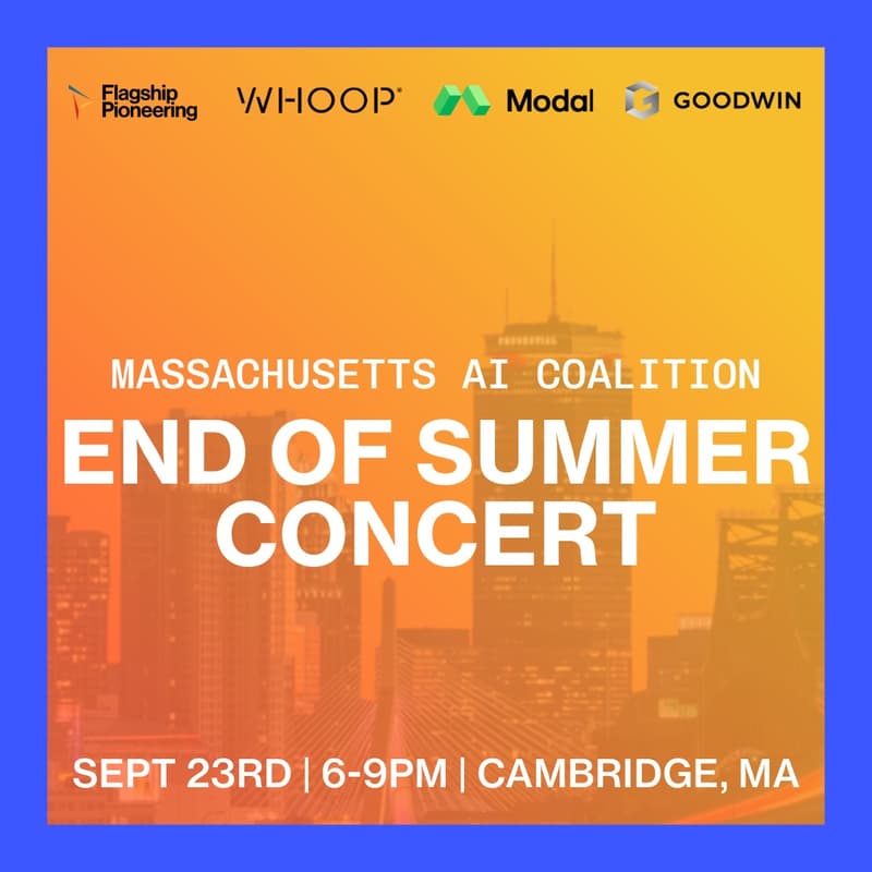Cover Image for End of Summer Reception & Concert - Hosted by Flagship Pioneering, Whoop, Modal and Goodwin