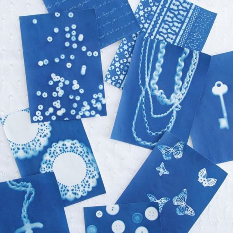 Cover Image for Art Social Hour: Cyanotype Sun Printing