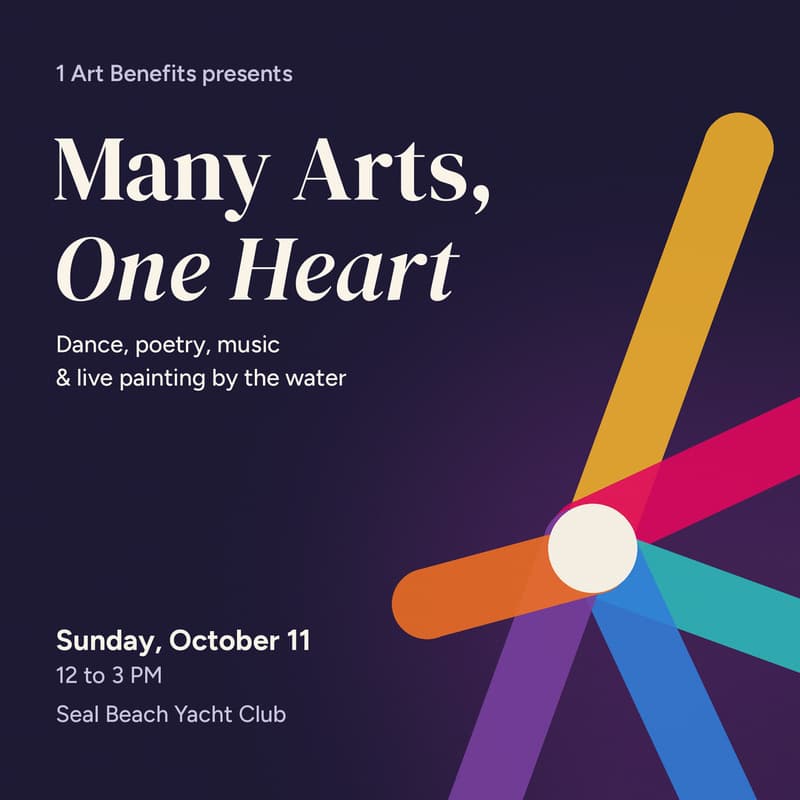 Cover Image for 1 Art Benefits: Many Arts, One Heart