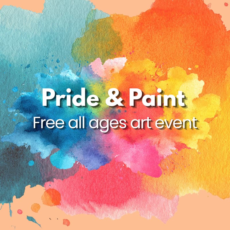 Cover Image for Pride and Paint: Free Crafting Day