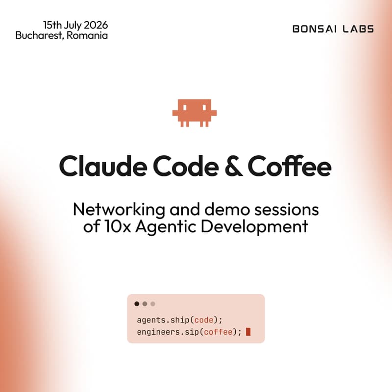 Claude Code & Coffee | Bucharest · Luma