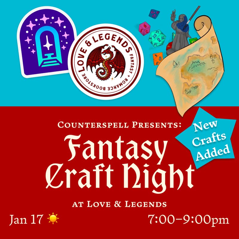 Cover Image for 💫 Fantasy Craft Night: Counterspell pop-up at Love & Legends Books