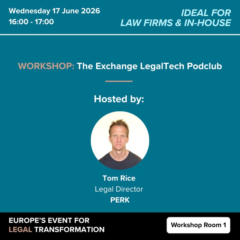 Cover Image for The Exchange LegalTech Podclub