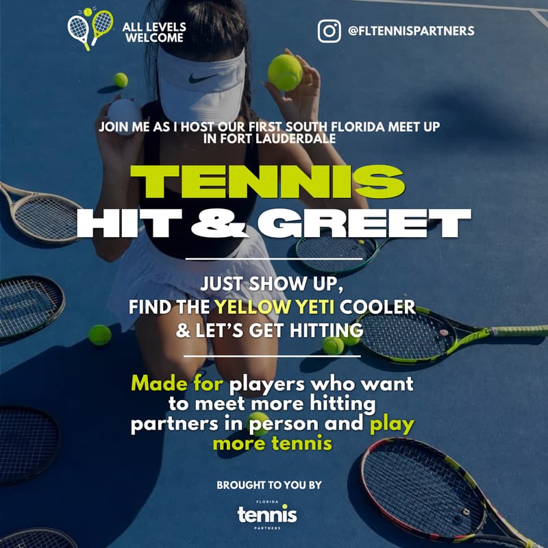 Cover Image for 🎾 Tennis Hit & Greet