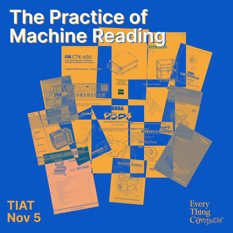 Cover Image for manual reading club: the practice of machine reading