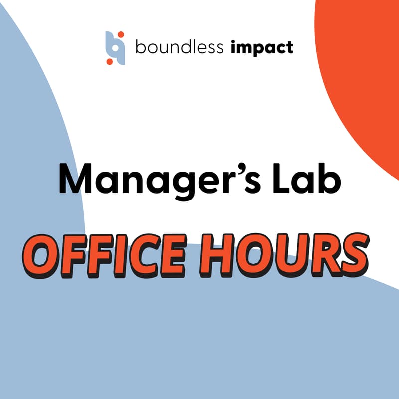 Cover Image for Manager's Lab: June Office Hours