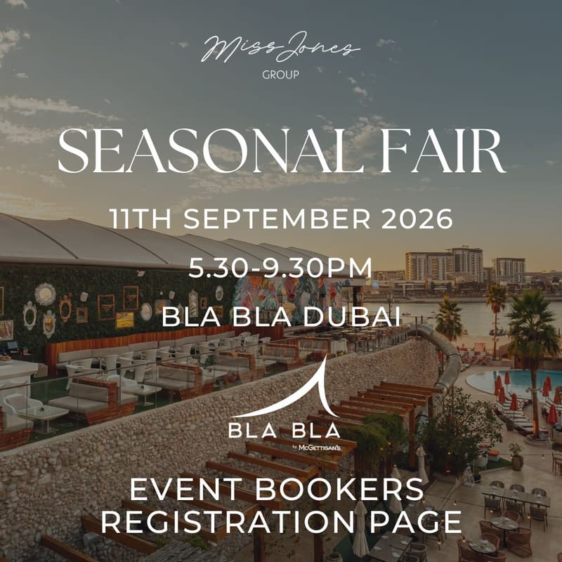 Cover Image for Seasonal Fair - Event Bookers Registration Page
