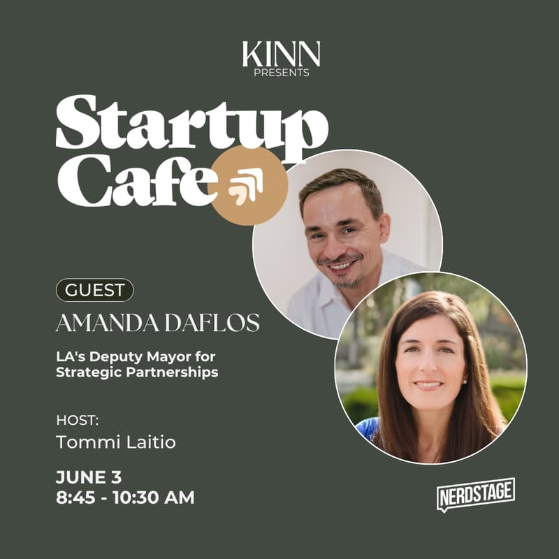 Cover Image for Startup Cafe: LA's Deputy Mayor For Strategic Partnerships