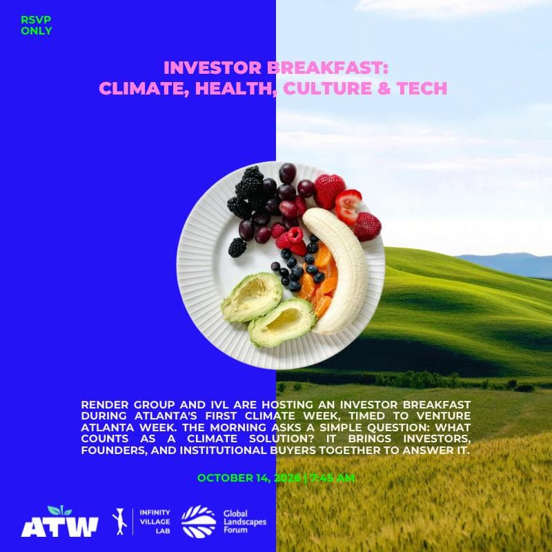 Cover Image for Climate, Health, Culture & Tech Investor Breakfast