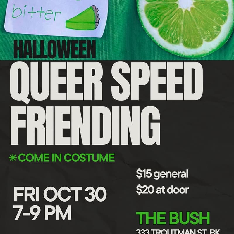 Cover Image for Queer Speed Friending @ The Bush
