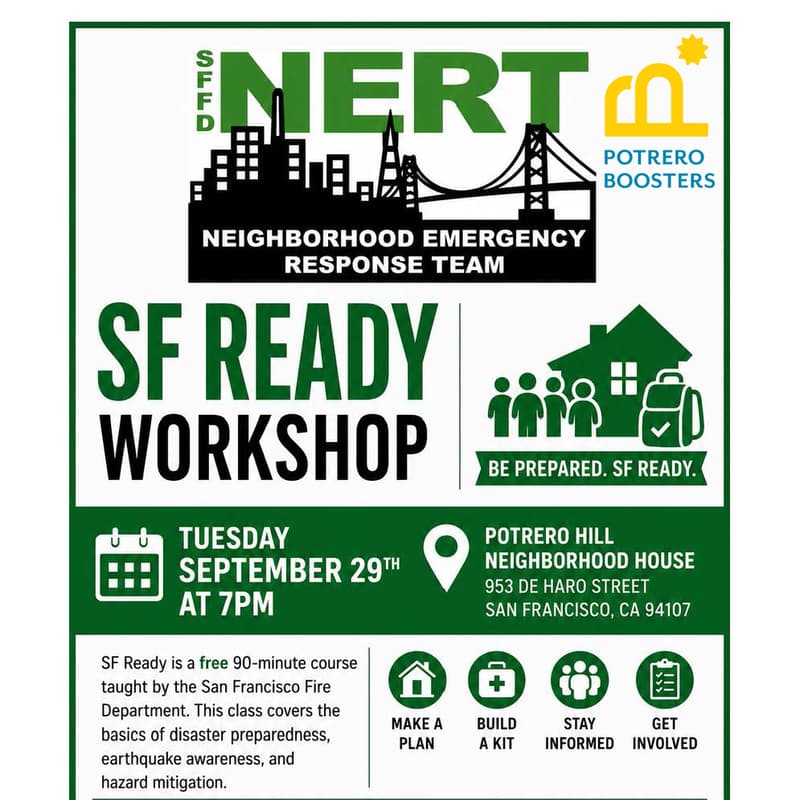 Cover Image for Free SF Ready Disaster Preparedness Training