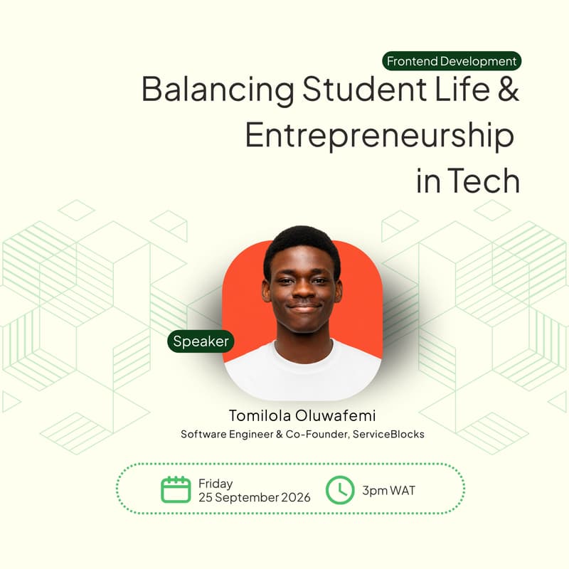 Cover Image for Balancing Student Life & Entrepreneurship in Tech