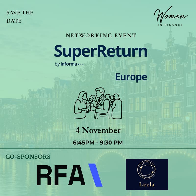 Cover Image for Women in Finance Group - SuperReturn Networking Event (Amsterdam)