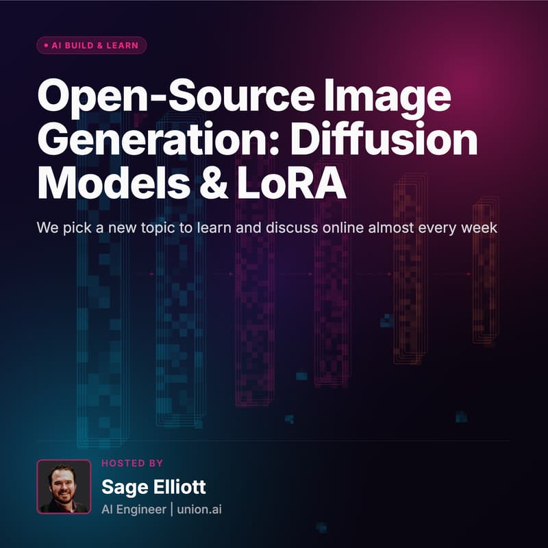 Cover Image for Open-Source Image Generation: Diffusion Models & LoRA - AI Build & Learn