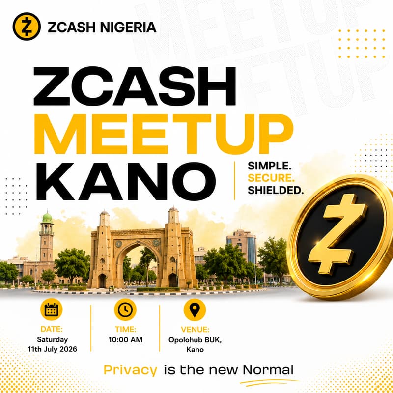 Cover Image for Zcash Meetup Kano