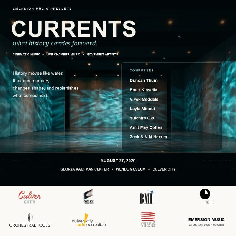 Cover Image for Currents: Composers in Motion at the Wende Museum