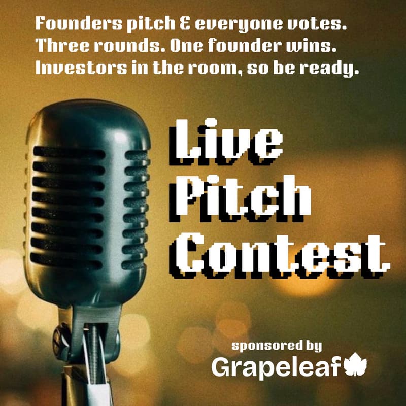 Cover Image for Live Pitch Contest