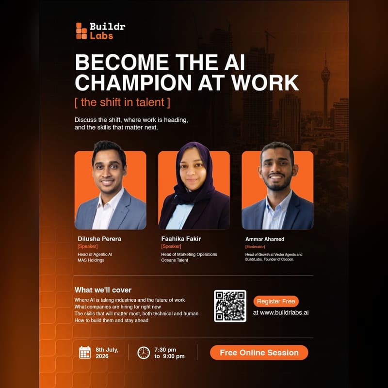 Cover Image for Free Online AI Webinar, Become The AI Champion At Work