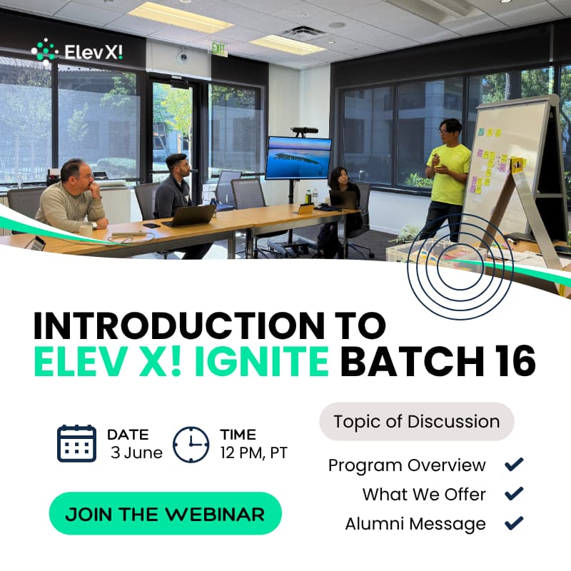 Cover Image for 6/3: Introduction to Elev X! Ignite Batch16 #1