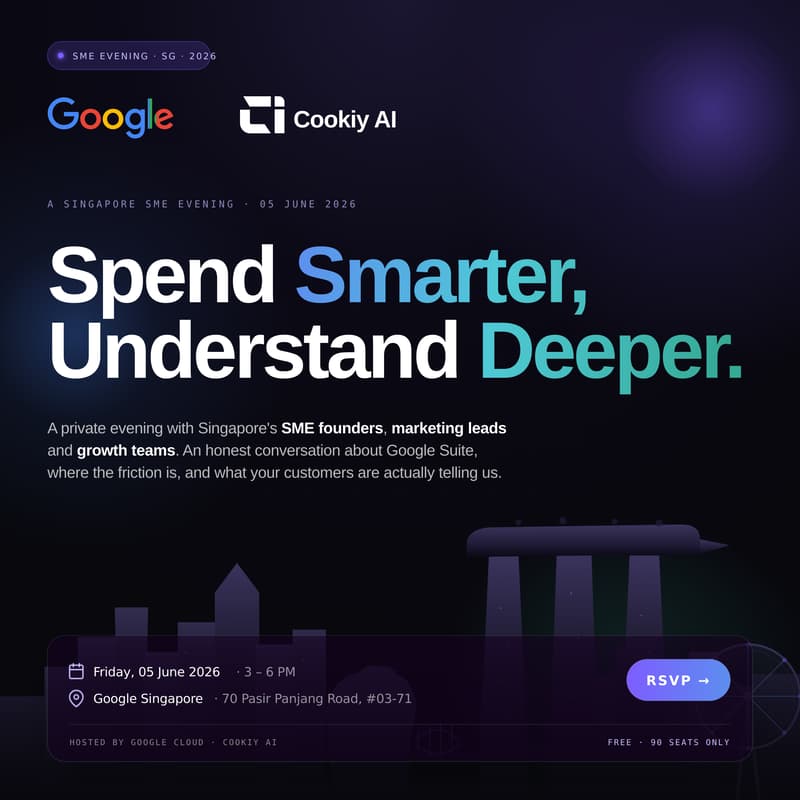 Cover Image for Google Cloud × Cookiy AI : A Singapore SME Evening