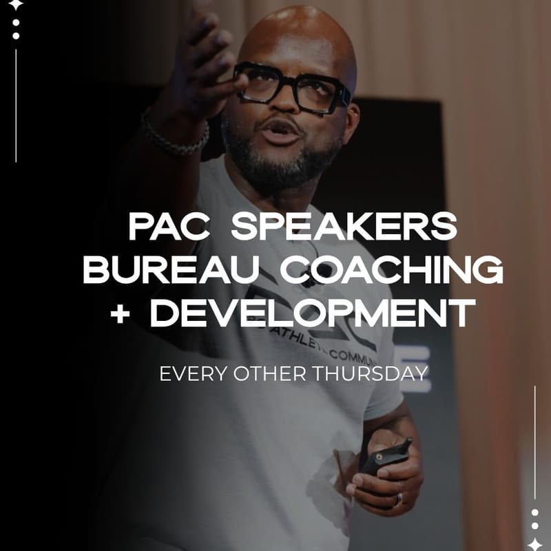 Cover Image for PAC Speaker Bureau Coaching + Development