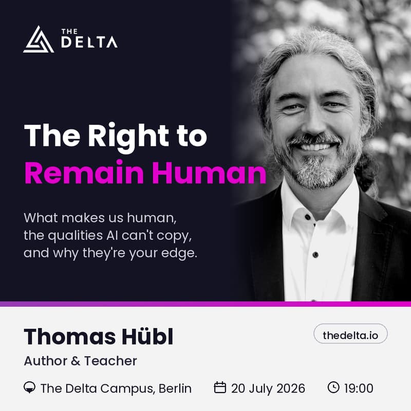 Cover Image for The Right to Remain Human - An Evening with Thomas Hübl