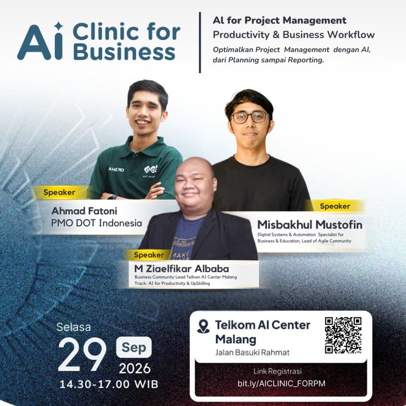 Cover Image for AI Audit & Clinic | AI for Project Management: Productivity & Business Workflow AIC X Nortis X RSA