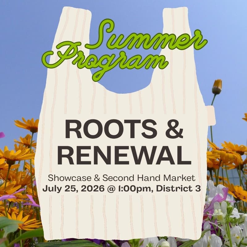 Cover Image for Roots & Renewal: Showcase, Connections & Second Hand Market