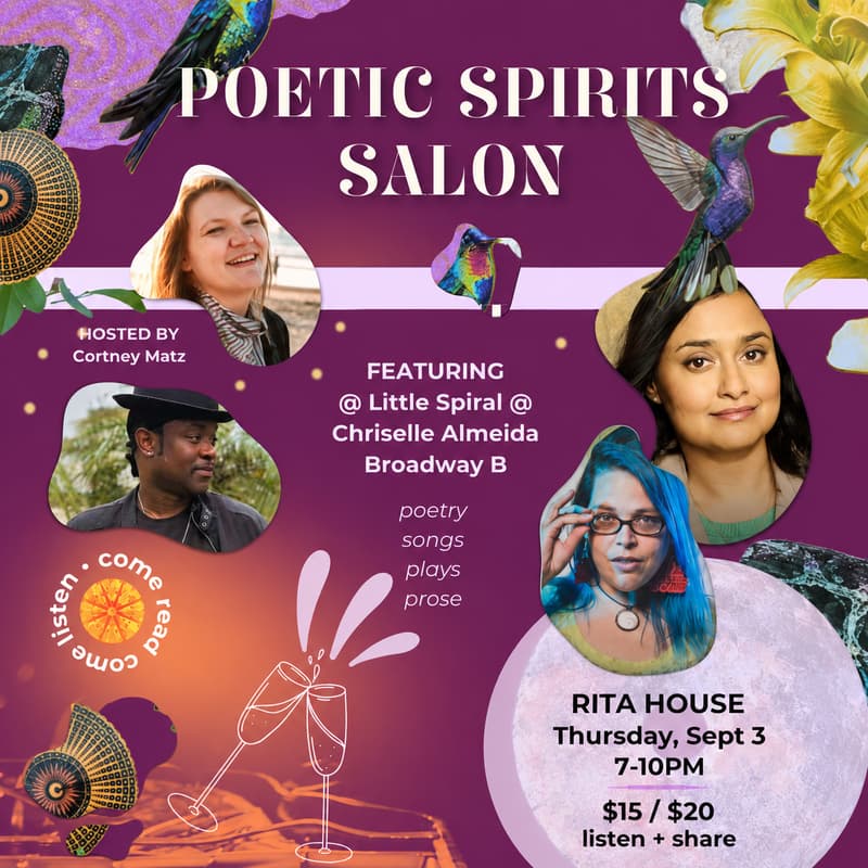 Cover Image for POETIC SPIRITS ~ Monthly Salon