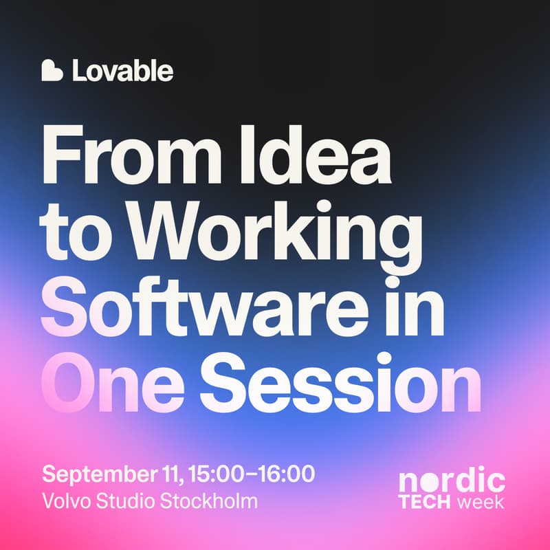 Cover Image for From Idea to Working Software in One Session