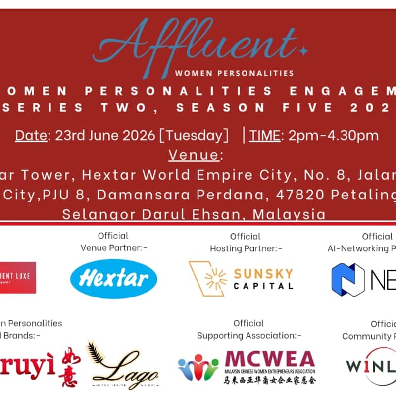 Cover Image for Affluent Women Personalities Engagement Series Two, Season Five 2026