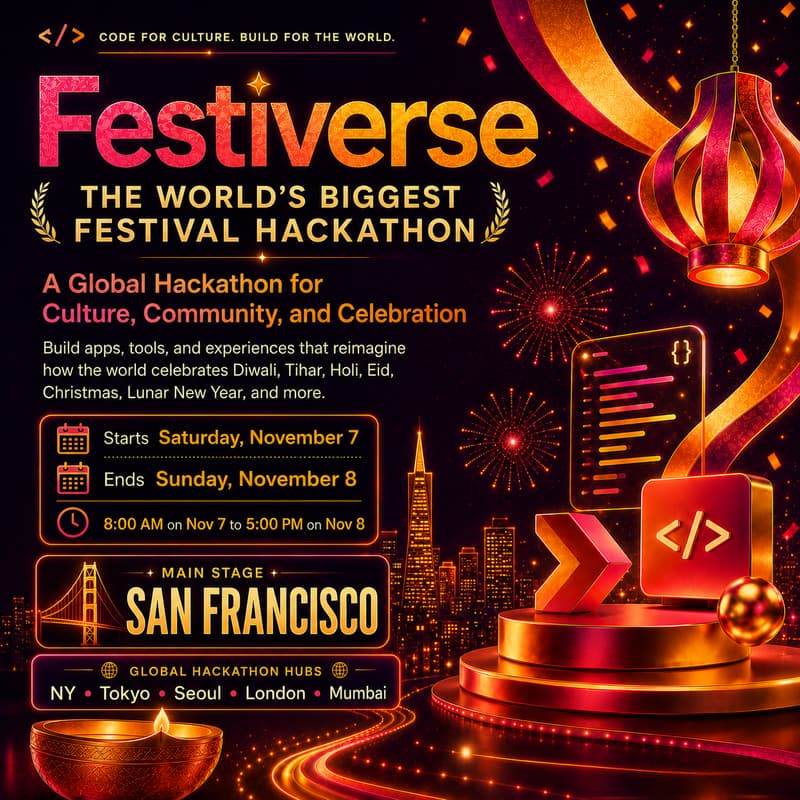 Cover Image for Festiverse 2026: The Worldโs Biggest Festival Hackathon