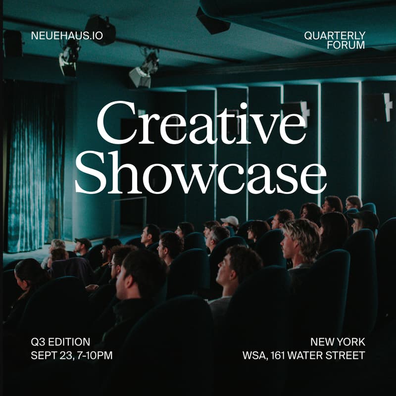 Cover Image for Creative Showcase / Q3 Forum
