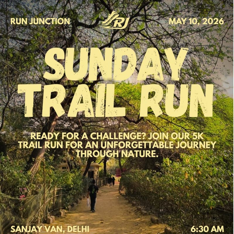 Cover Image for Sanjay Van– 5K | Sunday Trail Run 🏃‍♂️🌿✨